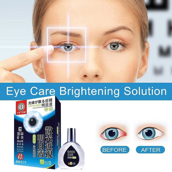 Japanese Eye Care Liquid Brightening Solution, Lindra Eye Fatigue 10ml