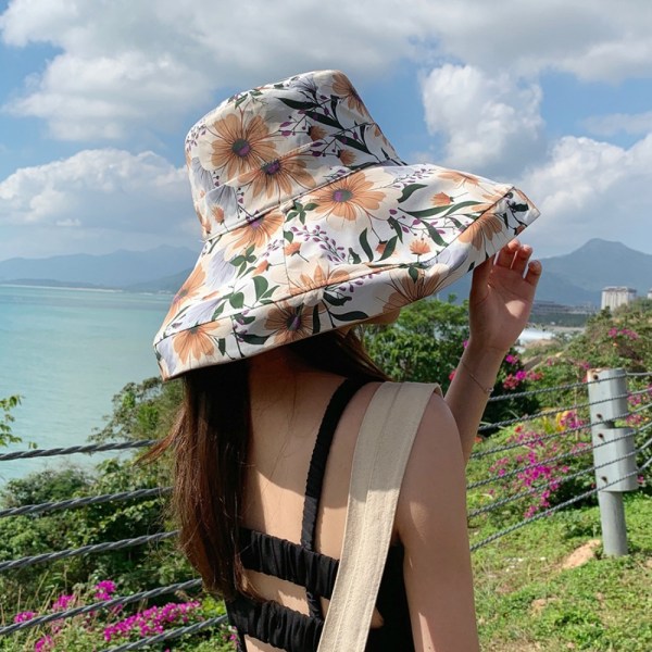 Kvinner Solhatt Bucket Hat BEIGE Beige