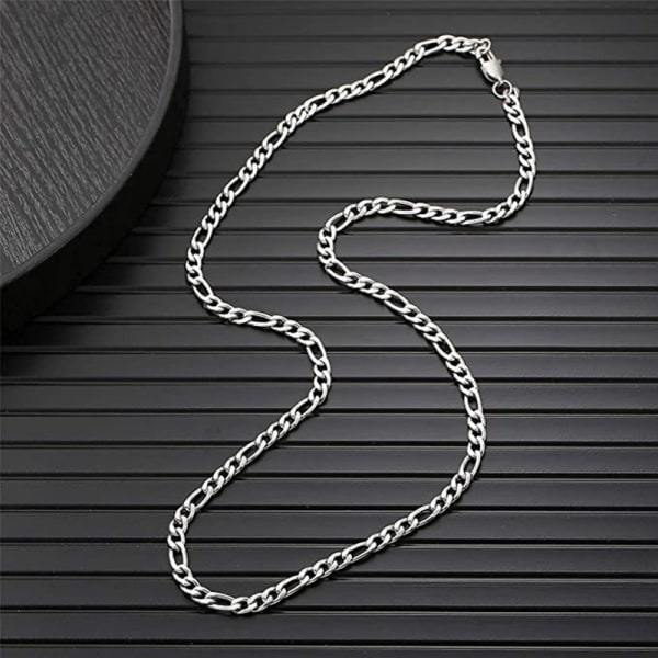 Polerat korshänge halsband för män