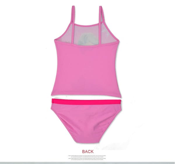 Bikini Flickebadedragt Børn Delt Badedragt 033Pink 033Pink 152