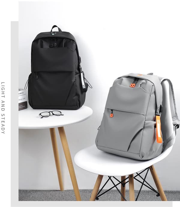 Backpack - inch laptop - with USB, waterproof, laptop compartment, holiday