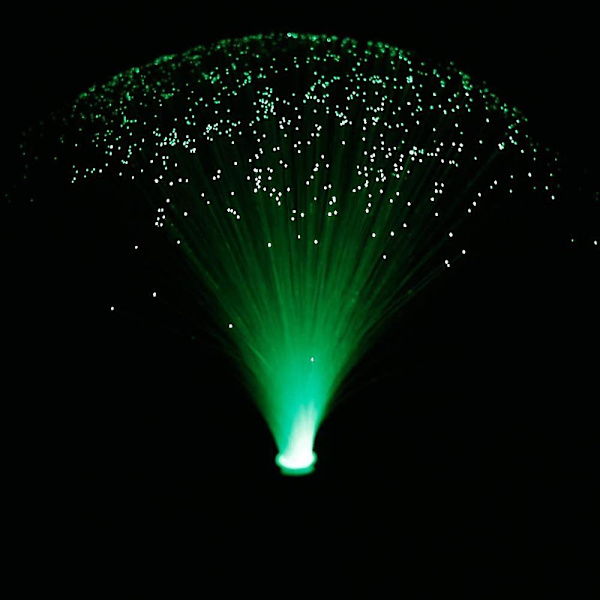 Led Multicolor Changing Fiber Light Colourful Changing Fibre Optic Fountain Party Light Nightlight Lamp Calming Lamp Christmas Gift
