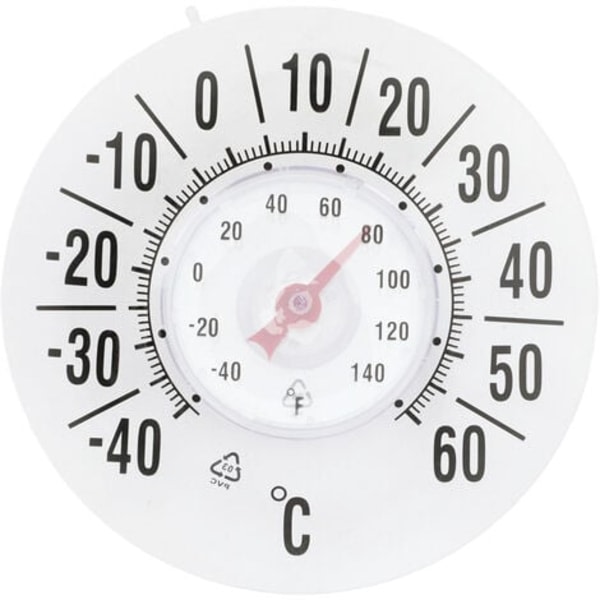 Utomhus Termometer, Sugkopp Utomhus Termometer, Att Fästa