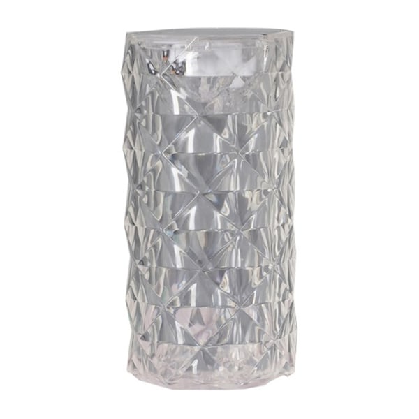 Kristall bordlampe LED bar lampe touch gull skrivebordslampe hvitt lys