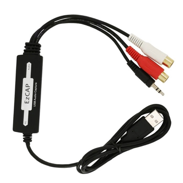CDQ USB o Capture Cassette to CD/MP3 Converter Recorder o ingång