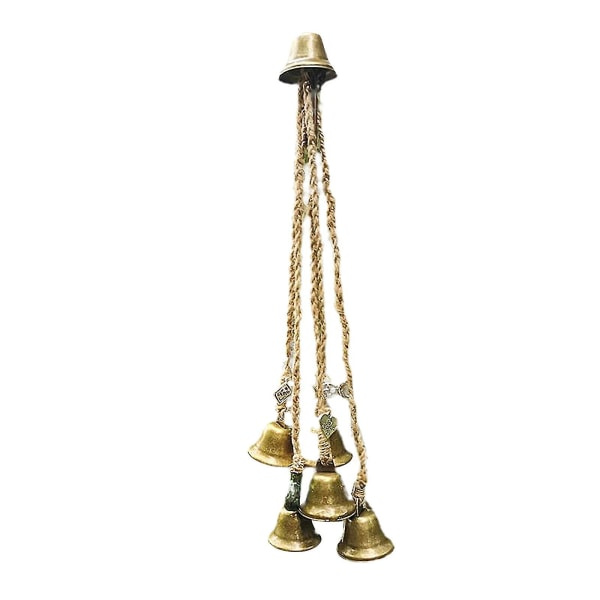 Fu Bell Ond Ande Vindspel Häxa Klocka Dörr Charm Häxkonst Dekoration (1 stycke, brons) zdq