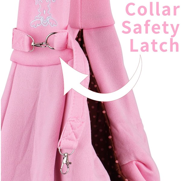 Slyngebærer til små hunde og katte, Håndfri Vendbar Dyrebærer, Skulderslynge til Hunde og Katte Egnet til Hvalpe, Små Hunde og Katte Pink Pink M