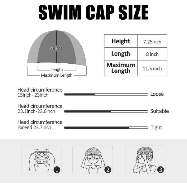 Cap, komfortabel cap Idealisk for lockigt kort medellångt hår, caps for kvinner og män, cap holder frisyrene desamma gery
