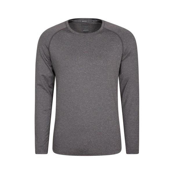Mountain Warehouse Herr Stripe IsoCool Base Layer Top XS Grå Grey XS zdq
