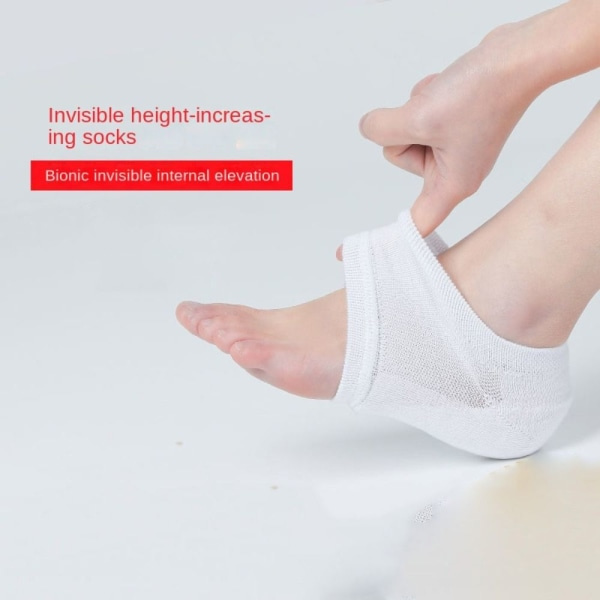Näkymätön korotussukat Innerhöjd Innersula GRÅ 2,0CM harmaa 2,0cm
