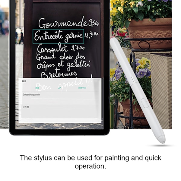 Touch Stylus S Pen Ersättning för Samsung Galaxy Tab S4 SM-T835 T830 Vit 0.1