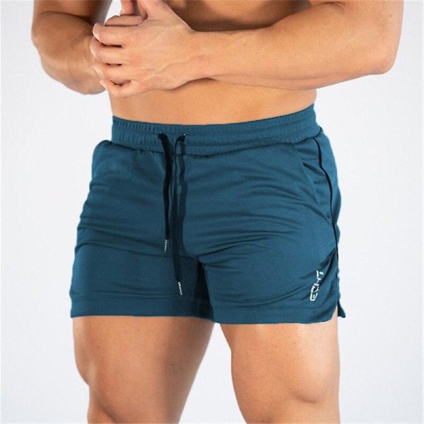 2022 M-3XL Löbe Fitness Shorts til mænd hvid XXXL zdq