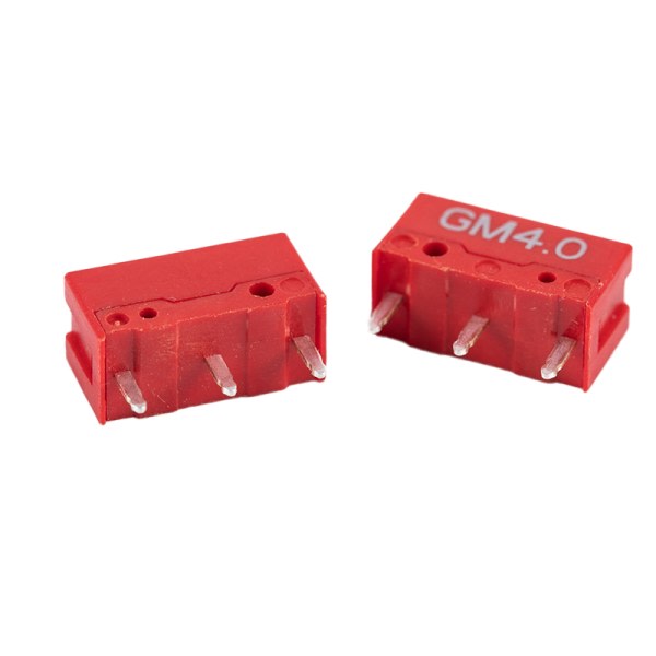 2st Kailh GM4.0 Mus Micro Switch 60 miljoner klick livslängd Datormusknapp one size