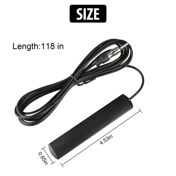 Auton radioantenni Piilotettu antenniradio Stereo Stealth FM AM