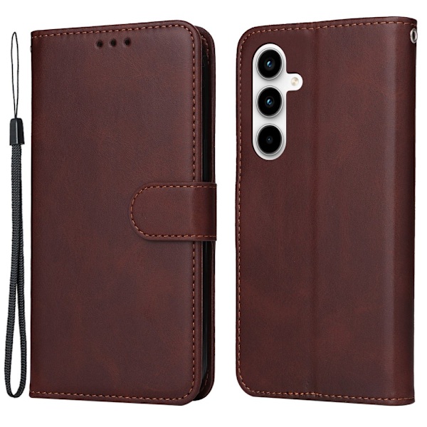 SKALO Samsung A35 5G PU-Læder Pung Etui - Flere farver Brown Brun