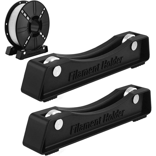 CDQ 3D-skrivare Filament Spool Supply Hållare Justerbar PLA ABS Hållare 2 deler