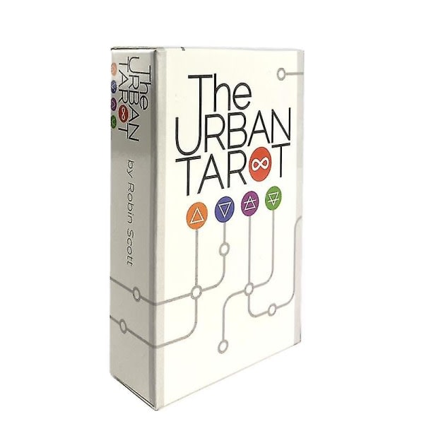 Urban Tarot Cards Deck Prisma Visions Tarotkortsspill 78 Kort Med Guidebok Spådom Engelsk Inspirert God Fe Engelen78st Tt70 zdq