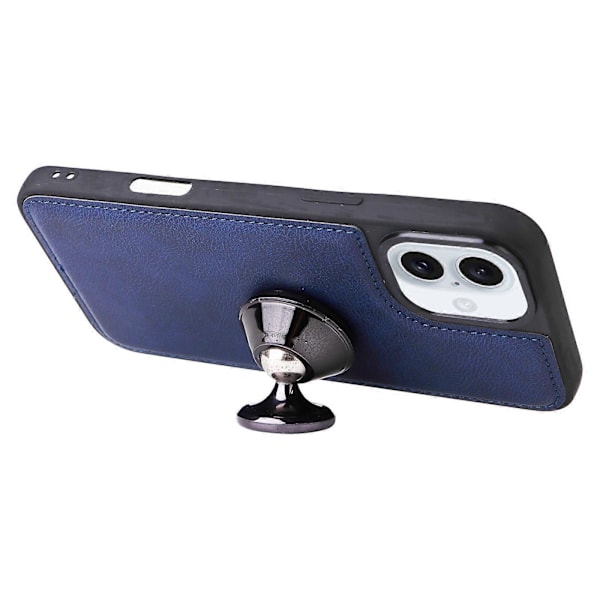 Til iPhone 16 Plus Cover PU Læder 2 i 1 Pung Telefonetui Magnetisk Aftageligt Blue