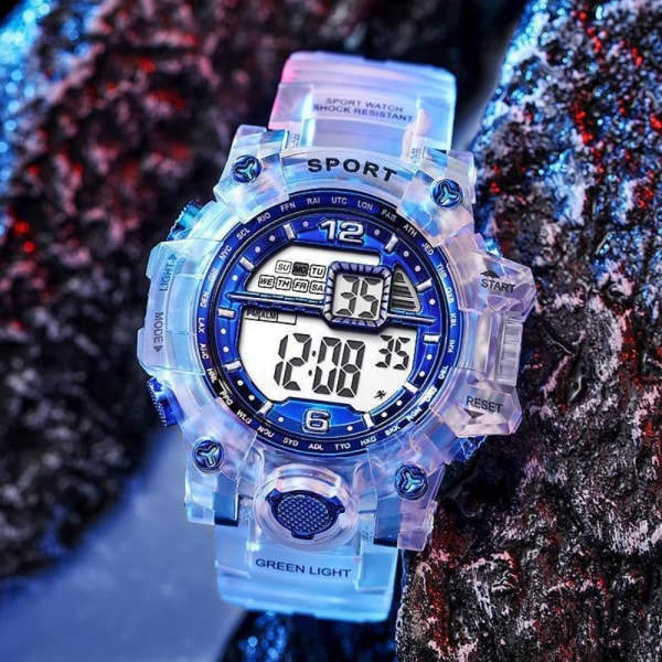Se Elektronisk Watch BLÅ blå blue