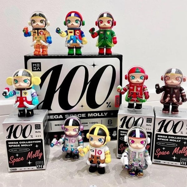 CDQ Random e Anime Figur SPACE MOLLY SERIES Blind Box Legetøj Dukke