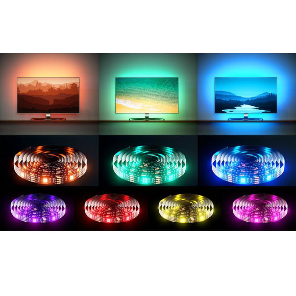 Smart LED-ljusremsa - appstyrd! MultiColor 2m bluetooth led-list