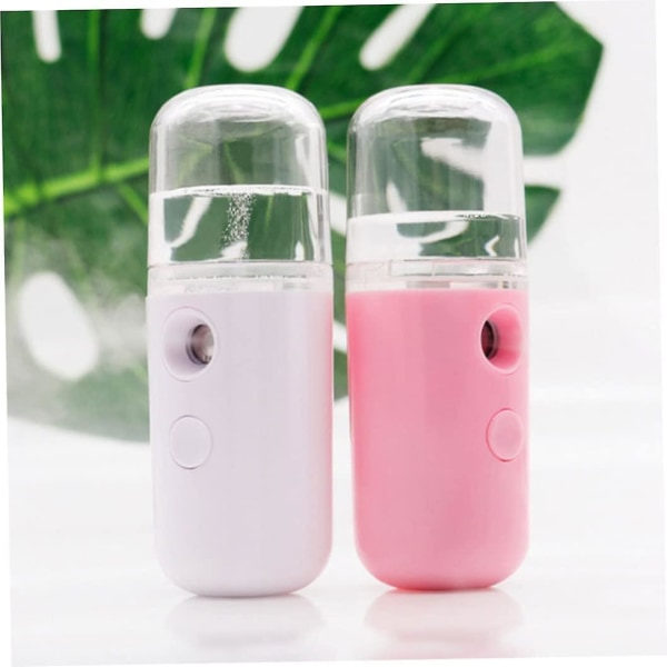 Ansiktsångare Bärbar Mini Face Mist Steamer Hand Face Steamer (4st, rosa) zdq