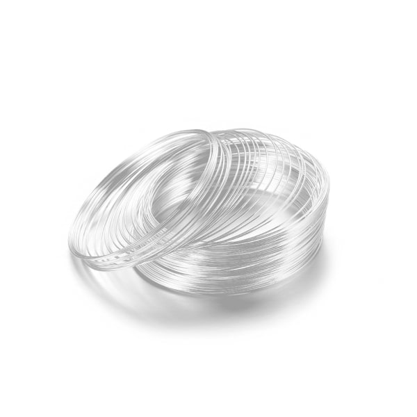 CDQ Armbånd Memory Wire Beading Wire for smyckestillbehør Silver SilverCDQ