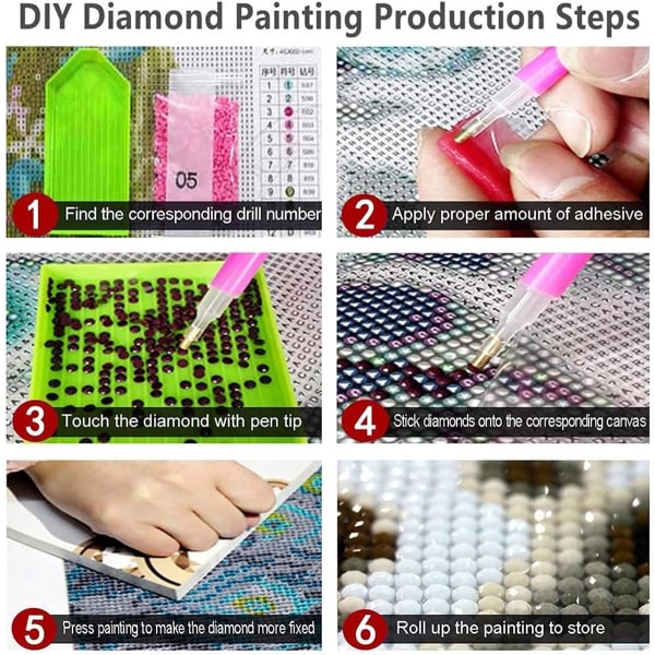 5D DIY Gnome Diamantmålning efter nummer Kit för vuxna, för heminredning och presenter (11,8\"X15,7\")