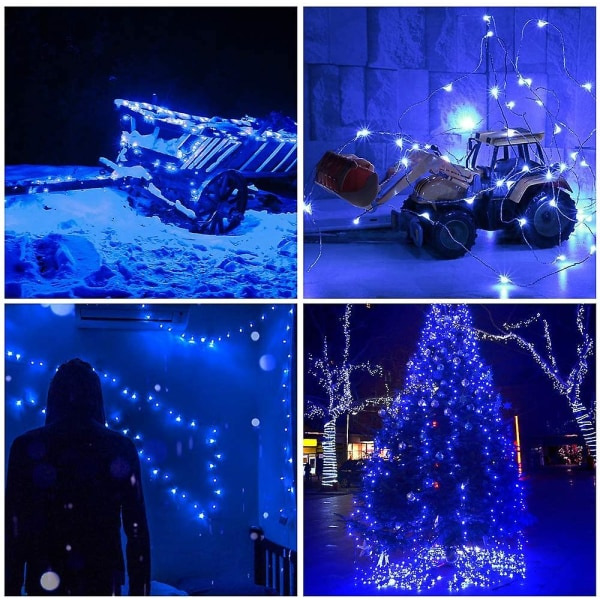 LED-ljusslinga 30 m dimbar med fjärrkontroll