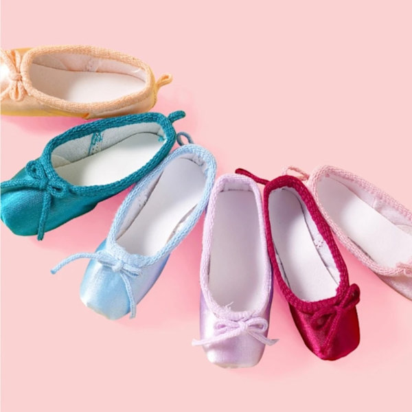 Satin Pointe Sko Nøglering Ballet Sko Sød nøglering ROSA Pink