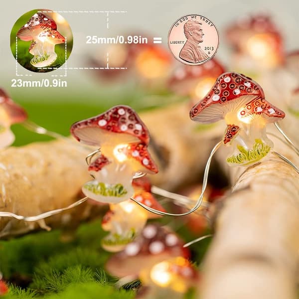 Sienimallinen LED-valoköynnös 3 metriä 30 LED