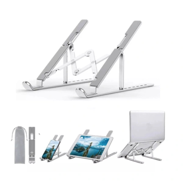 Foldable Laptop Stand Adjustable Ergonomic Design Universal for Office and Tablets