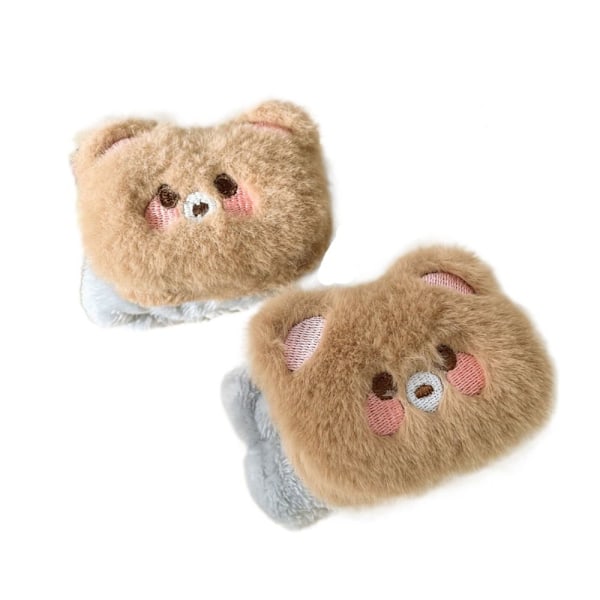 Ansiktstvätt Armband Spa Handledstvättband GRÅ BRUN BJÖRN GRÅ grey brown bear grey brown bear