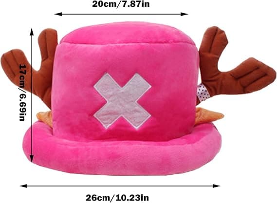 Anime Chopper-hatt, One Piece Chopper Cosplay-hatt, Vintermössa för flicka, dam, festpresenter
