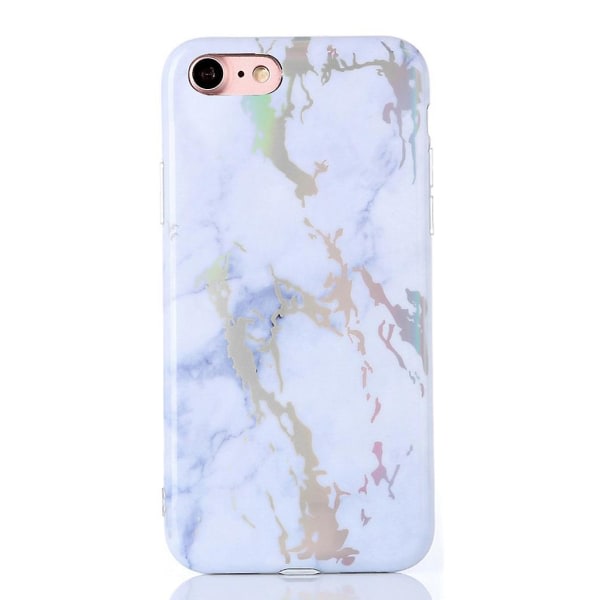 iPhone 7 | Blød marmorskal - Lasermarmor! Flere farver Hvid Apple iPhone (7)