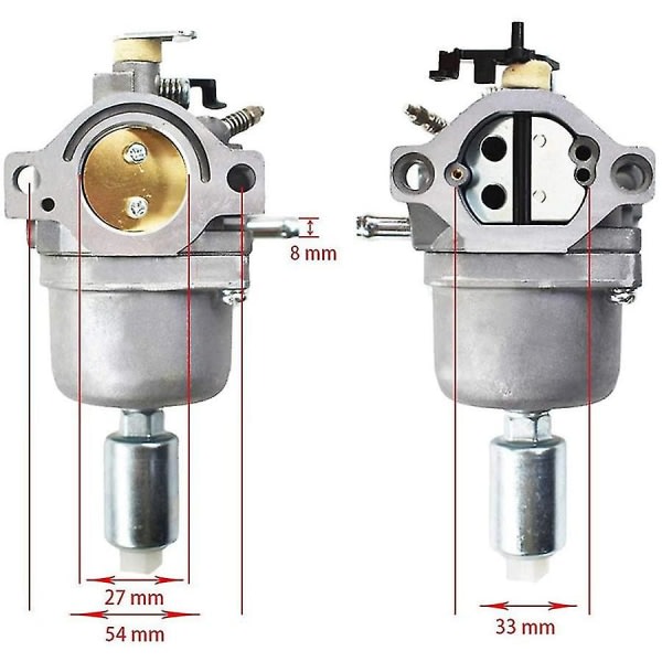 Forgassersett for Briggs & Stratton 17,5 I/c Ohv gressklippertraktor