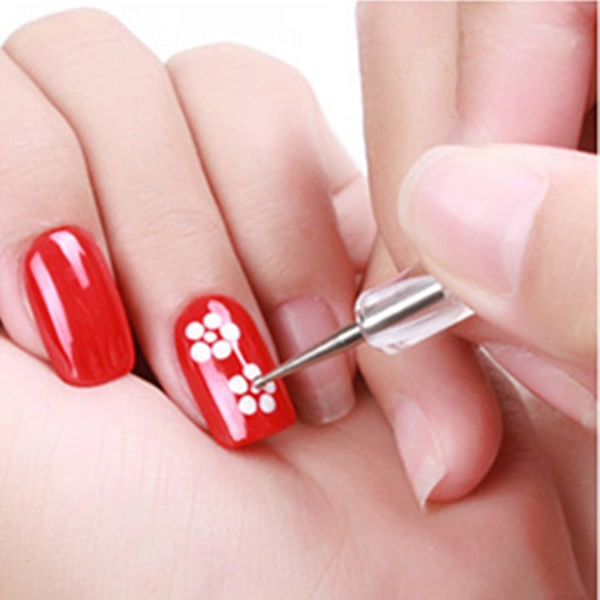 5 st Nail Art Tip Dot Paint Manikyr Kit