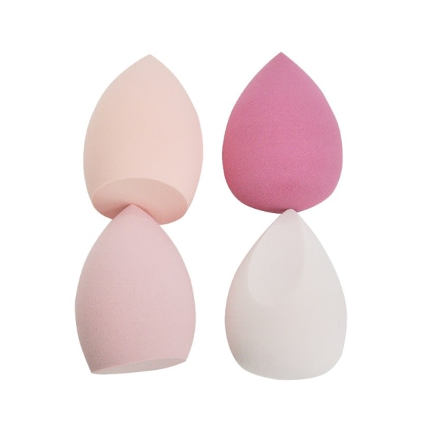 4-pack Makeup Sponge Puff våt och torr kombination Rosa