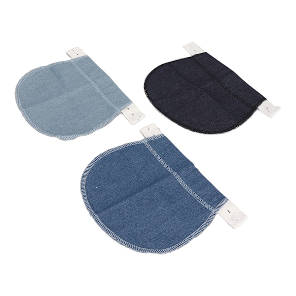 3-pack Graviditetsbyxförlängare Professionell Portabel Justerbar Mjuk Elastisk Graviditetsmidjeförlängare 0.1