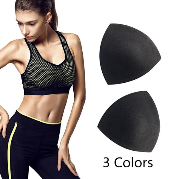 3 par Triangle Bra Pad Pad Bra Insert Foam Chest Push Up Pads