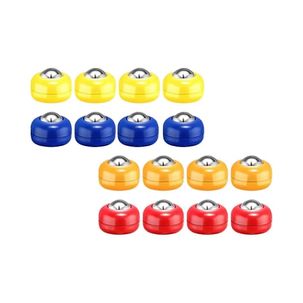 16x Shuffleboard Puckar Set Utrustning Curling Tillbehör Shuffleboard Bord Puckar Shuffleboard Rullar Set för Spel Familj Hem