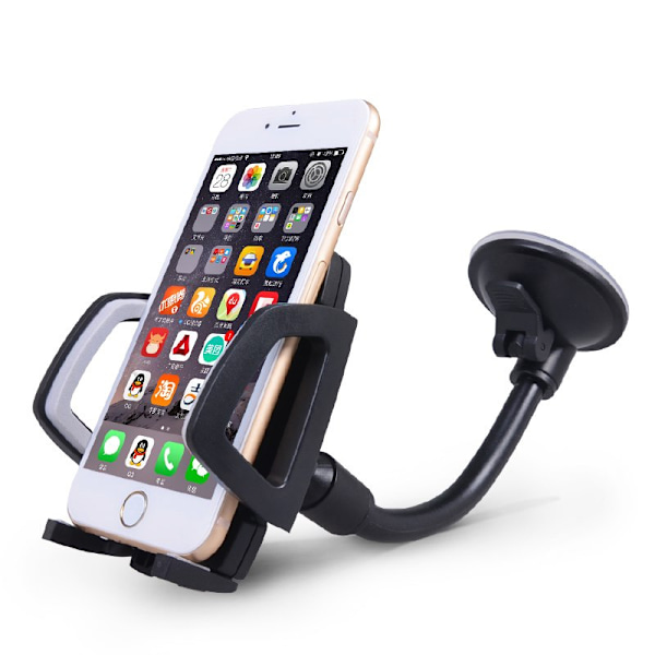 Mobilholder / Bilholder / Holder til Bil - Sugkopp Black Svart