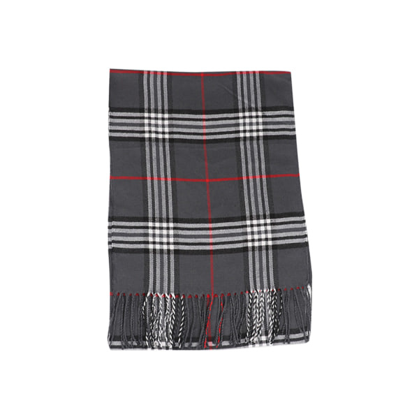 Herr lyxig klassisk kashmir känsla wrap scarf rutig halsduk