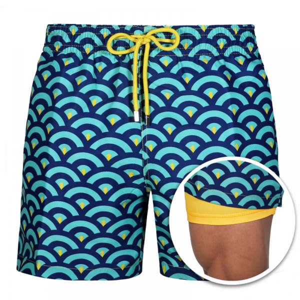 Badbyxor för män Simshorts Board Shorts Quick Dry Beach Shorts-DK6002 zdq