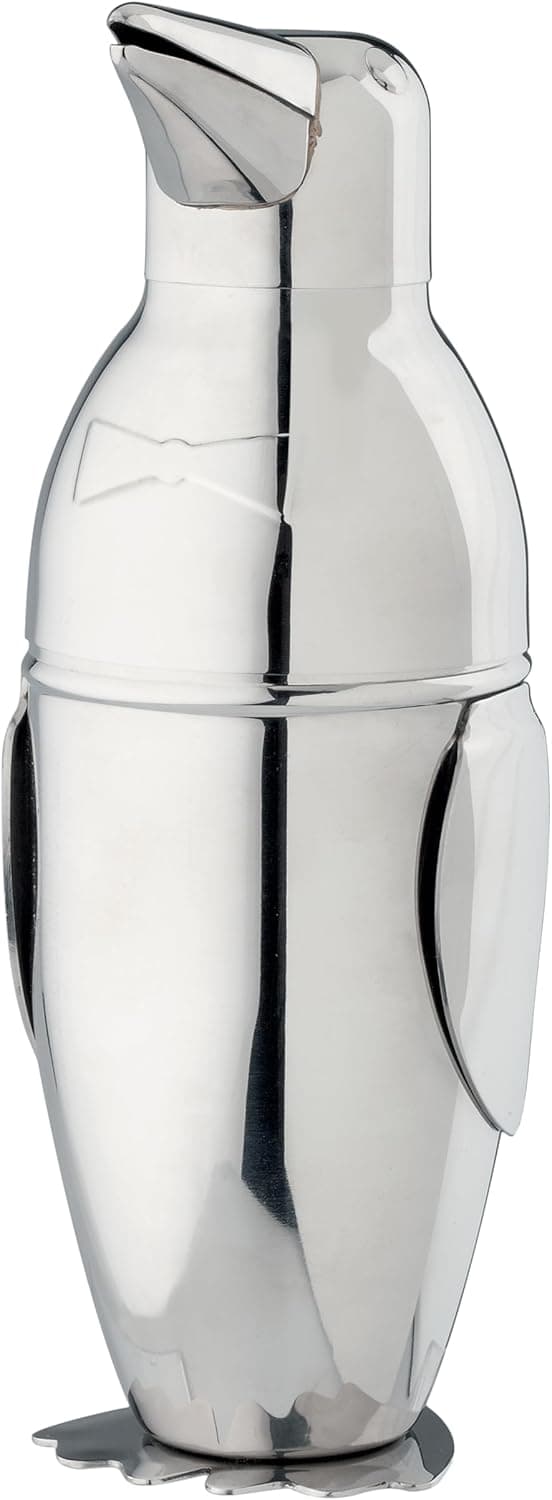 1 stk. Pingvin Cocktail Shaker, Rustfritt Stål, Speilfinish, Rommer 500 ML