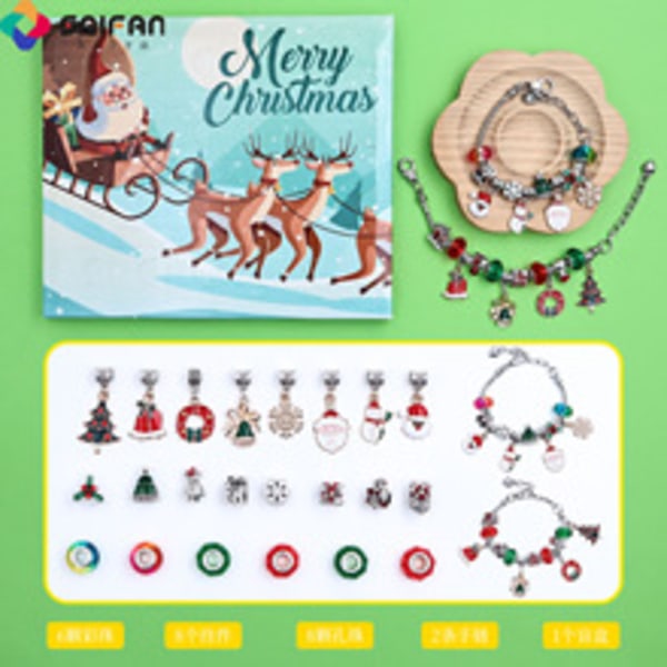 2023 Julkalender - Charm armbandssats för flickor Style I