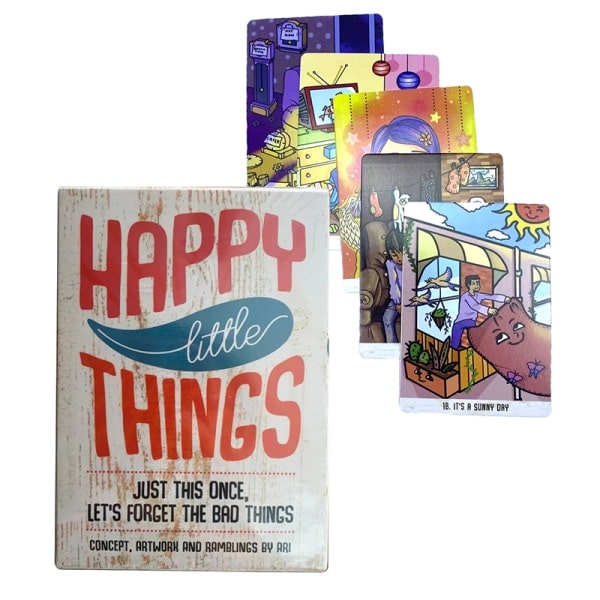 Happy Little Things Oracle Card Tarot Familiespil Brætspil F Multicolor one size