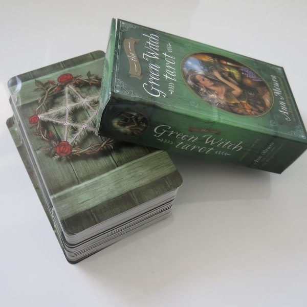 Nytt Tarot orakelkort mystisk spådom grön häxa tarot kortspel brädspel för flickor 12 zdq