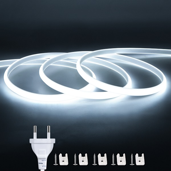 20M 40M 288 LED/M EU 220V CRI RA90 Hög Ljusstyrka COB LED-ljusslinga, för Utomhus Trädgårdsbelysning och Sovrum Kök Vit white 2 meters