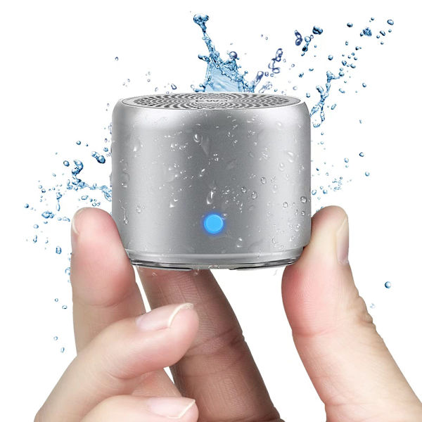 LX-EWA-A106pro Ultra Mini Bluetooth-kaiutin - Hopeanharmaa